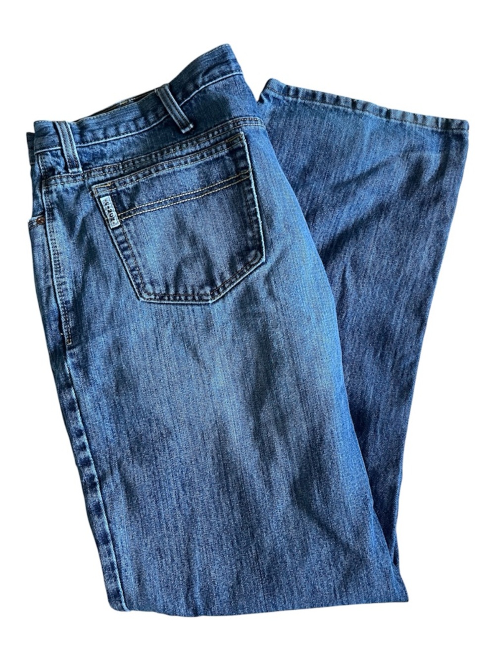 Vintage Cinch Men's Blue Straight-Leg Jeans 38x32